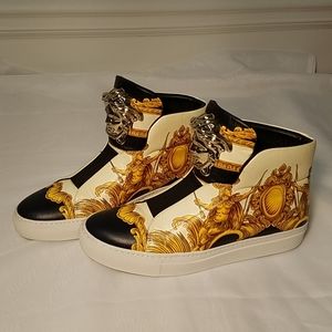 Versace Palazza Tigris Hi Top Sneakers